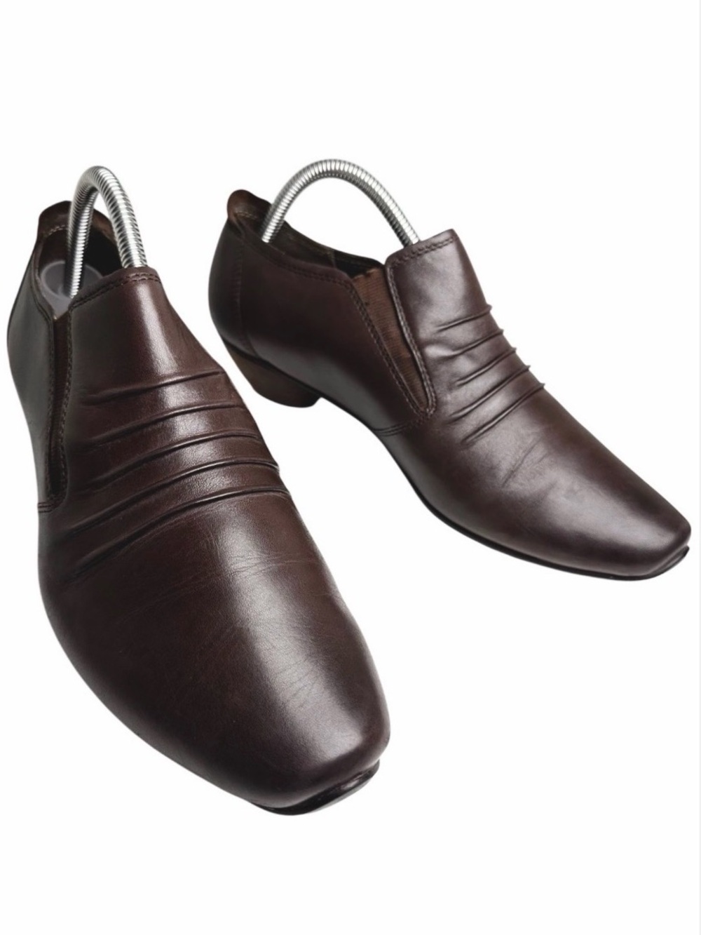 Josef Seibel Tina Brown Leather Slip On Shoes EU 41 US 10 Germany